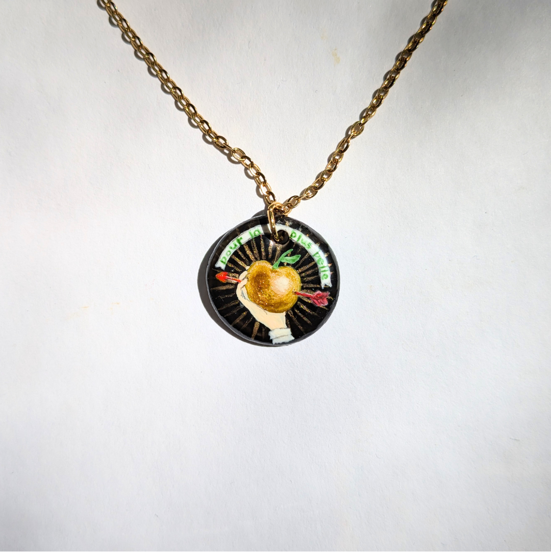 La pomme d’or, inspirée du Jugement de Pâris