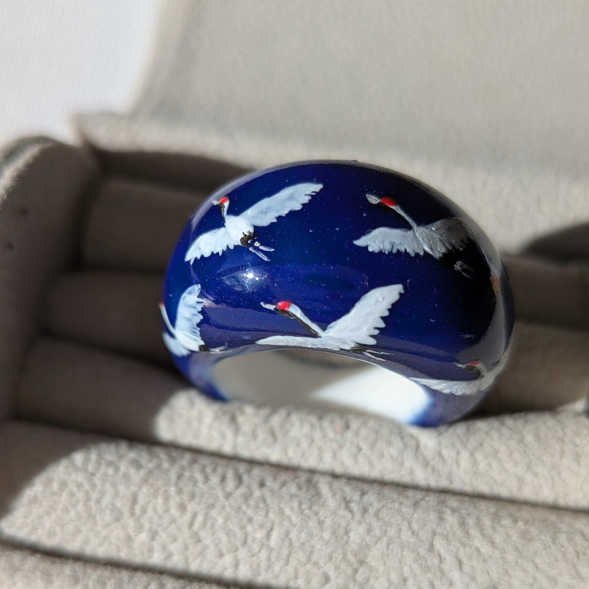 Crane inspired by Japanese painting