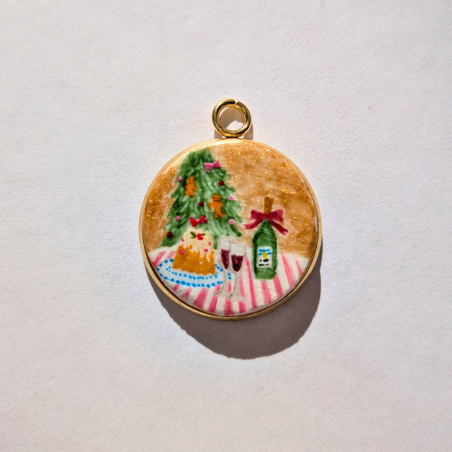 Le panettone et le sapin de Noël